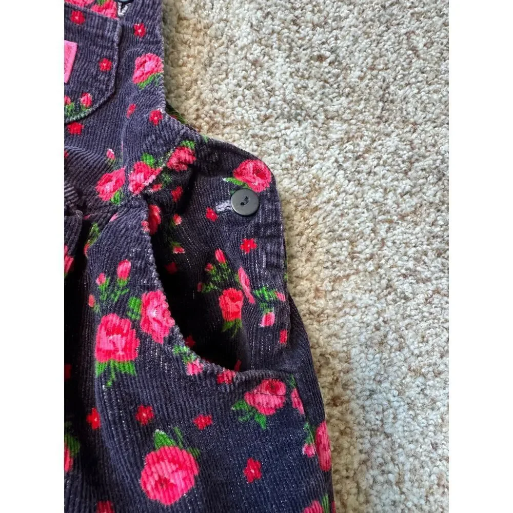 OshKosh B'gosh Girls Corduroy Overalls size 5, Vintage 90's